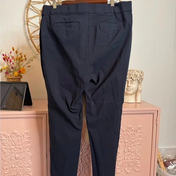 Kim Rogers Women's Navy Straight Leg Pants 18 W - Picture 2 of 3